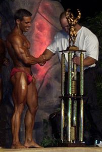 Ivan winning a competition in 2006