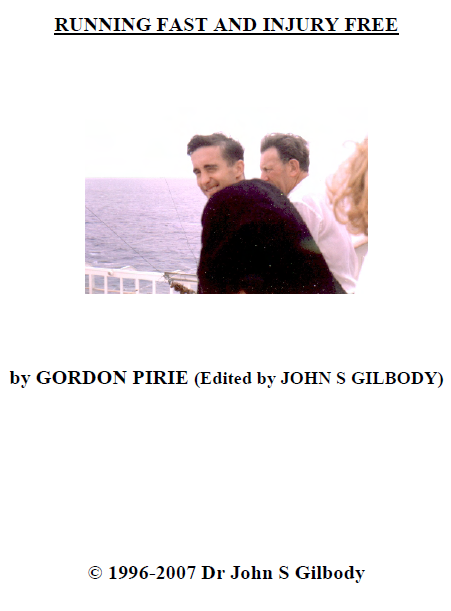Running Fast and Injury Free e-book (PDF) by Gordon Pirie